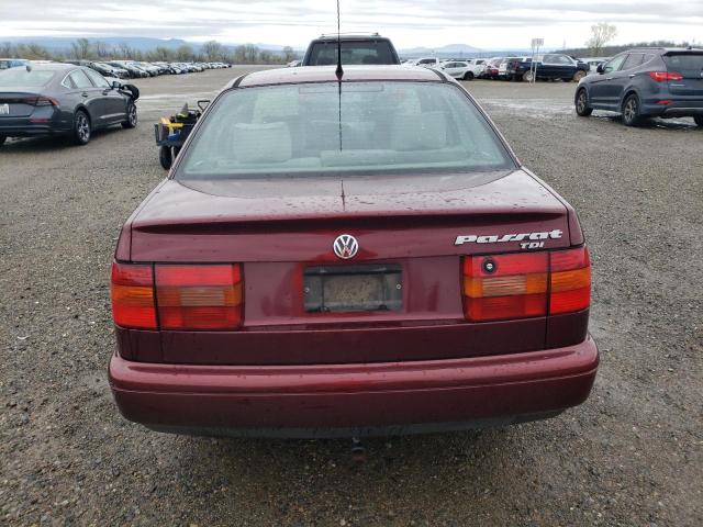 WVWGG83A8TB171570 - 1996 VOLKSWAGEN PASSAT TDI MAROON photo 6