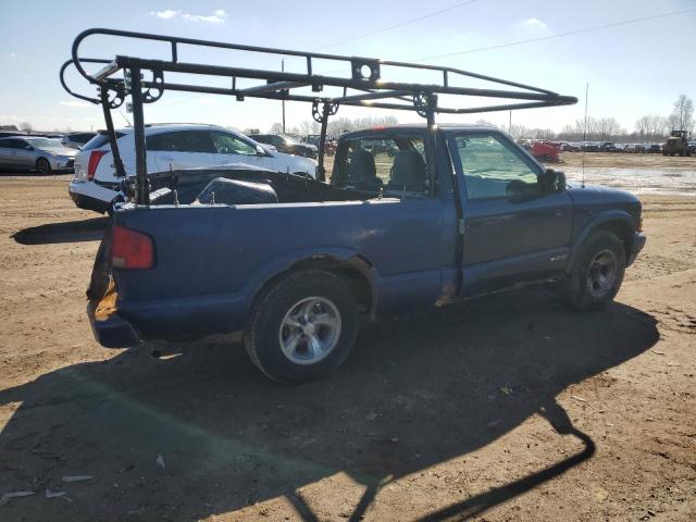 1GCCS1445WK250289 - 1998 CHEVROLET S TRUCK S10 BLUE photo 3