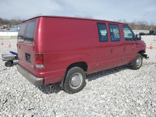 1FTFE24H1SHB29263 - 1995 FORD ECONOLINE E250 VAN MAROON photo 3