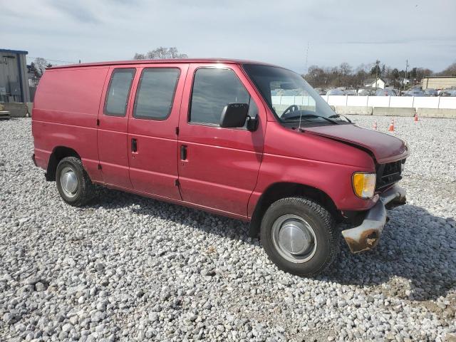 1FTFE24H1SHB29263 - 1995 FORD ECONOLINE E250 VAN MAROON photo 4