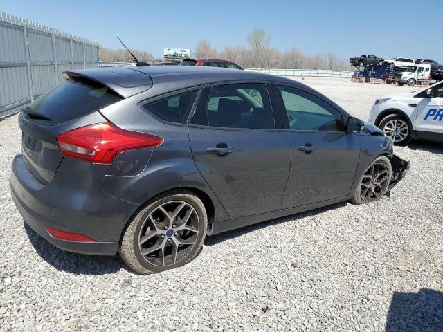 1FADP3M29HL247804 - 2017 FORD FOCUS SEL GRAY photo 3