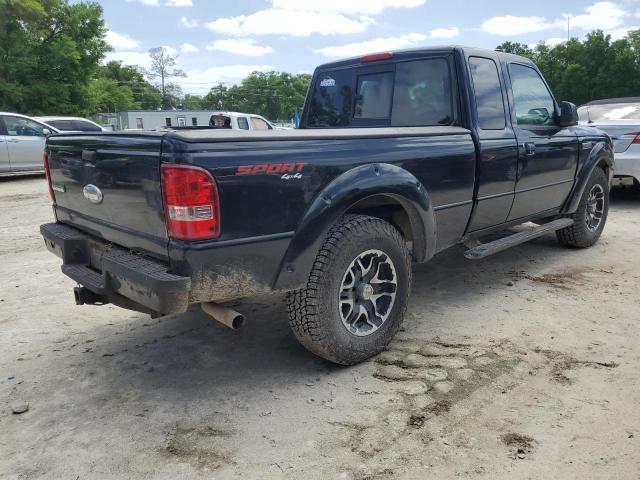 1FTLR4FE1APA13846 - 2010 FORD RANGER SUPER CAB BLACK photo 3