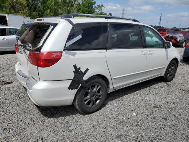 5TDZA22C15S286050 - 2005 TOYOTA SIENNA XLE WHITE photo 3