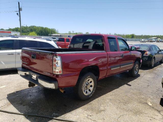 1GCEC19T76Z148392 - 2006 CHEVROLET SILVER1500 C1500 BURGUNDY photo 3