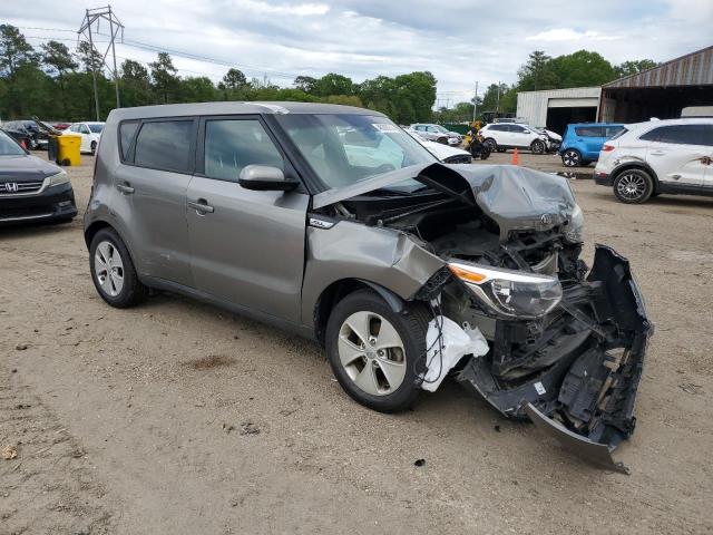 KNDJN2A2XF7220568 - 2015 KIA SOUL GRAY photo 4