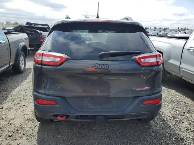 1C4PJMBB6GW269354 - 2016 JEEP CHEROKEE TRAILHAWK GRAY photo 6