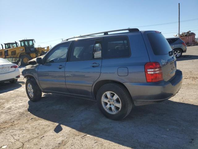 JTEGD21A730054949 - 2003 TOYOTA HIGHLANDER BLUE photo 2