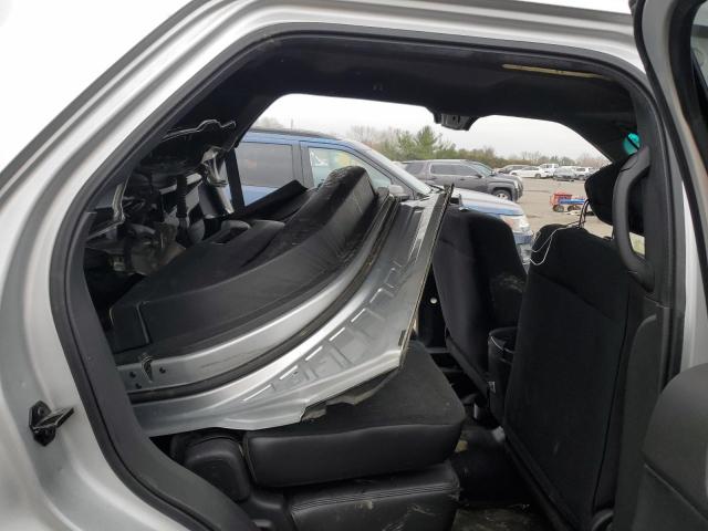 1FM5K8AR4DGB28262 - 2013 FORD EXPLORER POLICE INTERCEPTOR SILVER photo 10