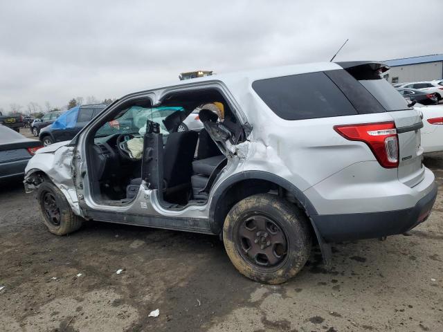 1FM5K8AR4DGB28262 - 2013 FORD EXPLORER POLICE INTERCEPTOR SILVER photo 2