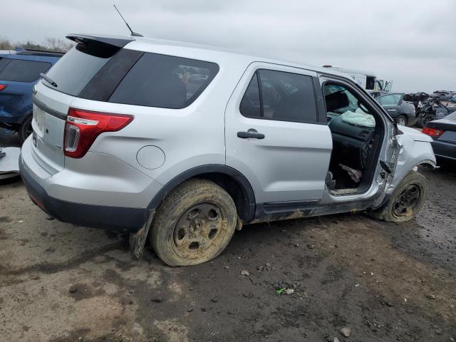 1FM5K8AR4DGB28262 - 2013 FORD EXPLORER POLICE INTERCEPTOR SILVER photo 3