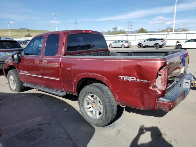 5TBRT38193S400775 - 2003 TOYOTA TUNDRA ACCESS CAB LIMITED MAROON photo 2