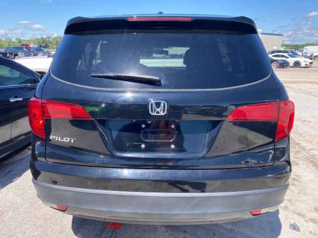 5FNYF5H55JB013747 - 2018 HONDA PILOT EXL BLACK photo 6