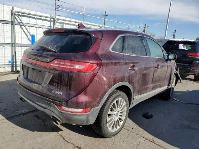 5LMCJ3D99GUJ01232 - 2016 LINCOLN MKC RESERVE Bordo foto 3