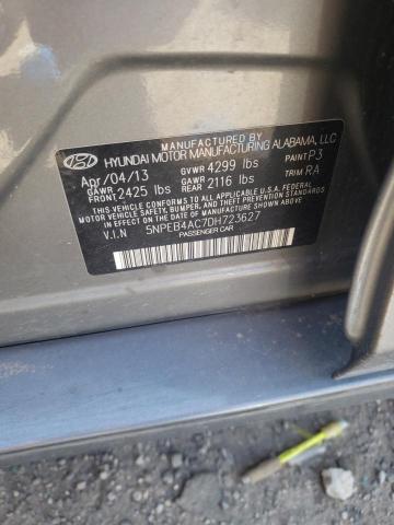 5NPEB4AC7DH723627 - 2013 HYUNDAI SONATA GLS GRAY photo 12