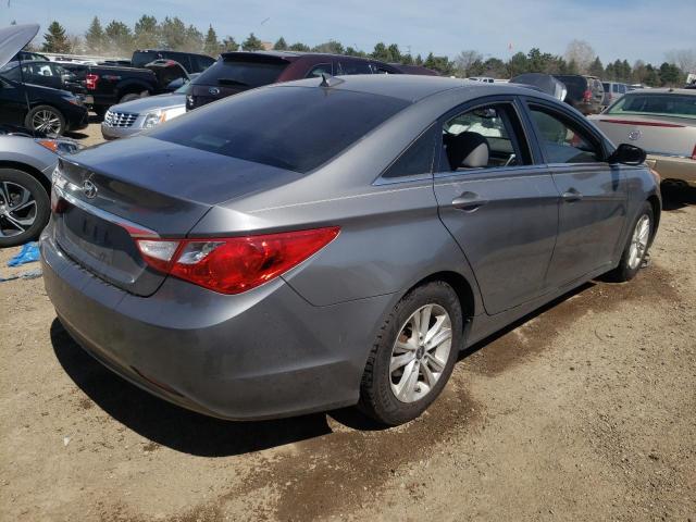 5NPEB4AC7DH723627 - 2013 HYUNDAI SONATA GLS GRAY photo 3