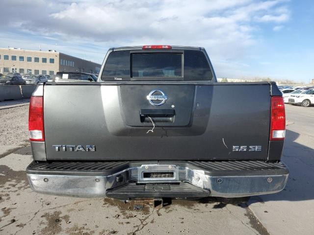 1N6AA07C48N358506 - 2008 NISSAN TITAN XE GRAY photo 6