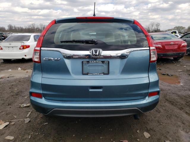 2HKRM3H38FH546889 - 2015 HONDA CR-V LX BLUE photo 6