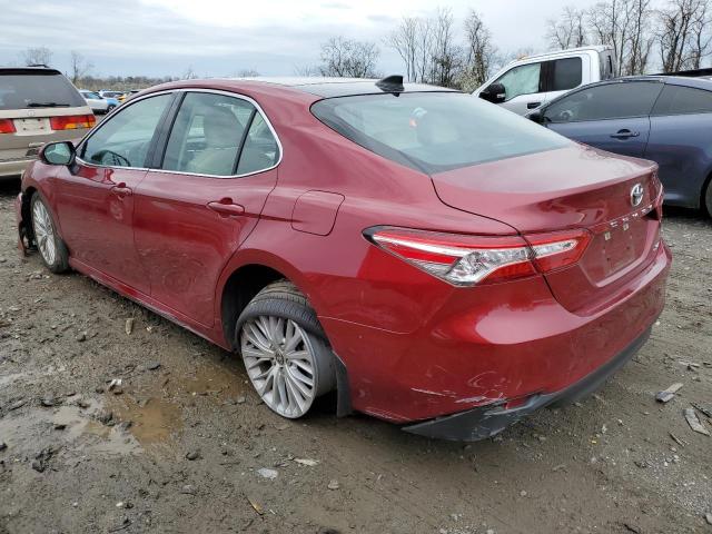 4T1F11AK9LU510580 - 2020 TOYOTA CAMRY XLE BURGUNDY photo 2