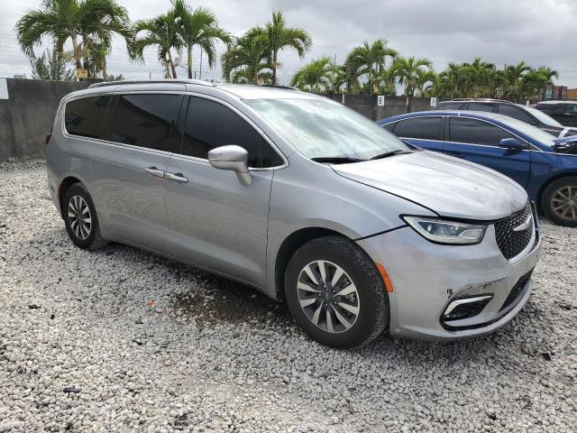 2C4RC1BG3MR509235 - 2021 CHRYSLER PACIFICA TOURING L SILVER photo 4