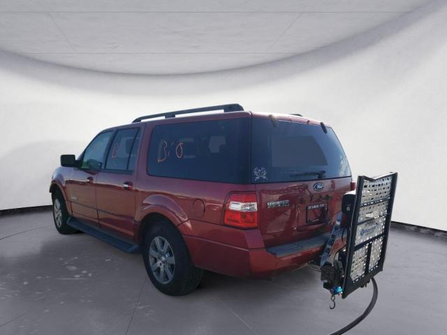 1FMFK16508LA71881 - 2008 FORD EXPEDITION EL XLT RED photo 2