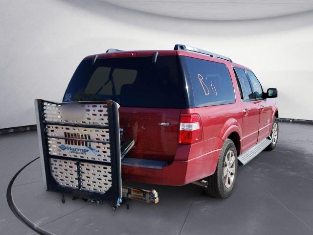 1FMFK16508LA71881 - 2008 FORD EXPEDITION EL XLT RED photo 3