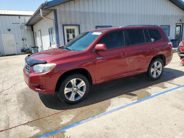 JTEES43A982100671 - 2008 TOYOTA HIGHLANDER SPORT RED photo 1