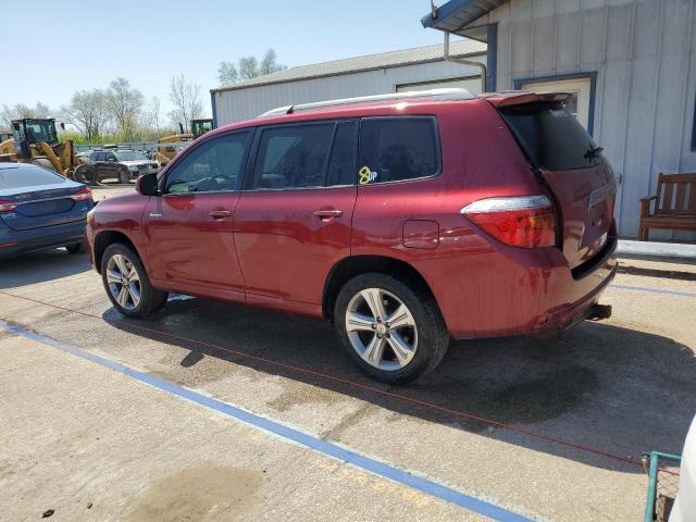 JTEES43A982100671 - 2008 TOYOTA HIGHLANDER SPORT RED photo 2