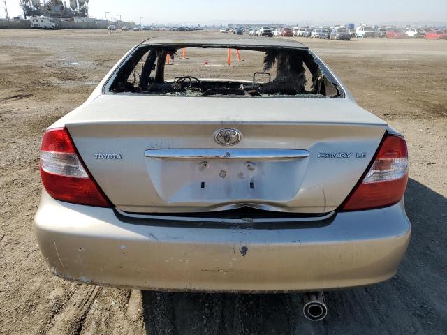 4T1BE32K83U653386 - 2003 TOYOTA CAMRY LE TAN photo 6