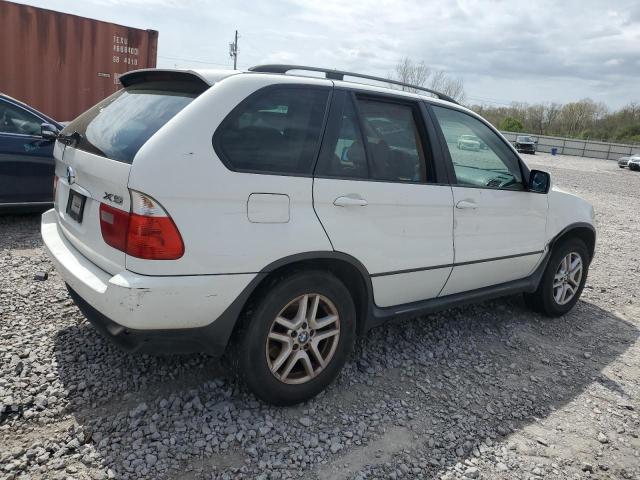 5UXFA13585LY13384 - 2005 BMW X5 3.0I WHITE photo 3