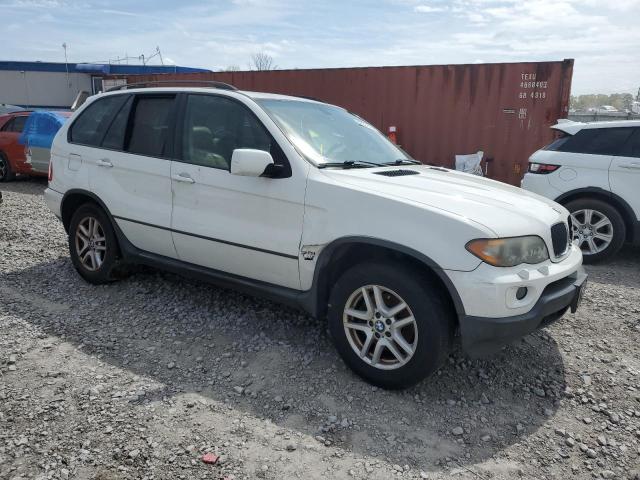 5UXFA13585LY13384 - 2005 BMW X5 3.0I WHITE photo 4