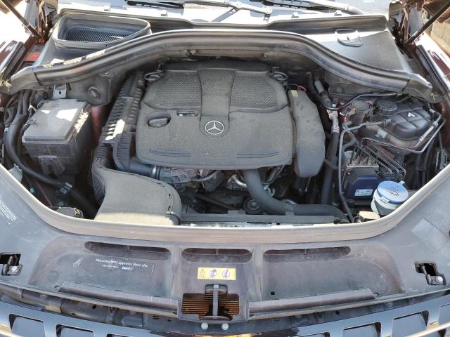 4JGDA5HB2FA545648 - 2015 MERCEDES-BENZ ML 350 4MATIC BURGUNDY photo 11