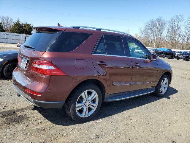 4JGDA5HB2FA545648 - 2015 MERCEDES-BENZ ML 350 4MATIC BURGUNDY photo 3