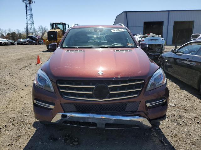 4JGDA5HB2FA545648 - 2015 MERCEDES-BENZ ML 350 4MATIC BURGUNDY photo 5