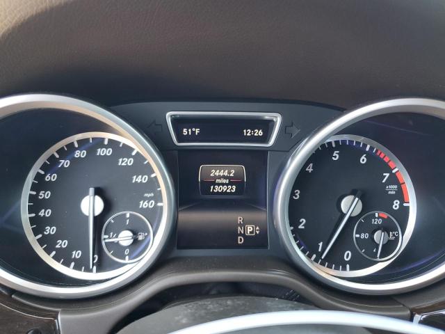 4JGDA5HB2FA545648 - 2015 MERCEDES-BENZ ML 350 4MATIC BURGUNDY photo 9