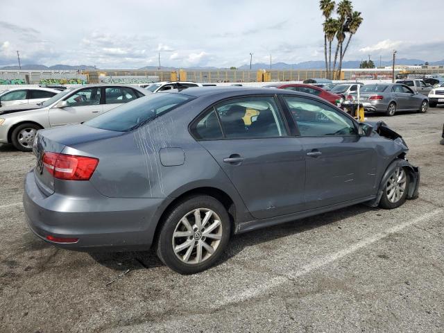 3VWD17AJ8FM412118 - 2015 VOLKSWAGEN JETTA SE GRAY photo 3