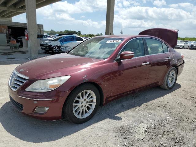 KMHGC4DE6BU133128 - 2011 HYUNDAI GENESIS 3.8L BURGUNDY photo 1