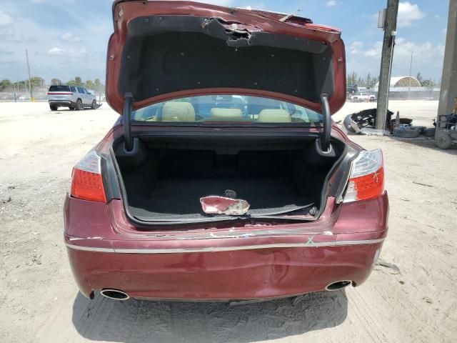 KMHGC4DE6BU133128 - 2011 HYUNDAI GENESIS 3.8L BURGUNDY photo 6