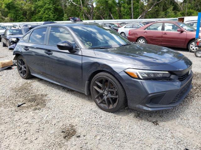 2HGFE2F52NH592113 - 2022 HONDA CIVIC SPORT GRAY photo 4