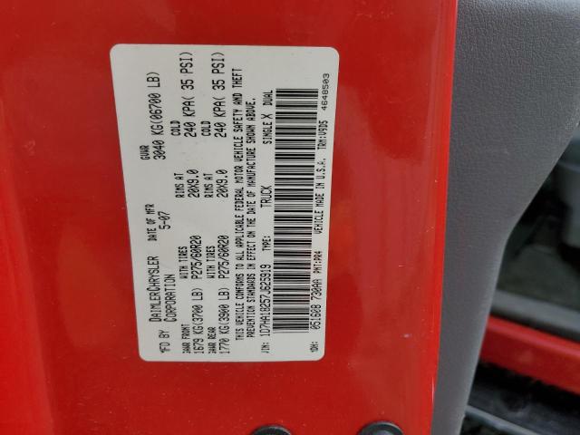 1D7HA18257J625919 - 2007 DODGE RAM 1500 ST RED photo 12