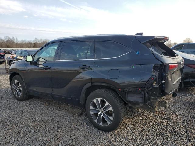 5TDGZRBH3MS076813 - 2021 TOYOTA HIGHLANDER XLE 黑色 照片 2