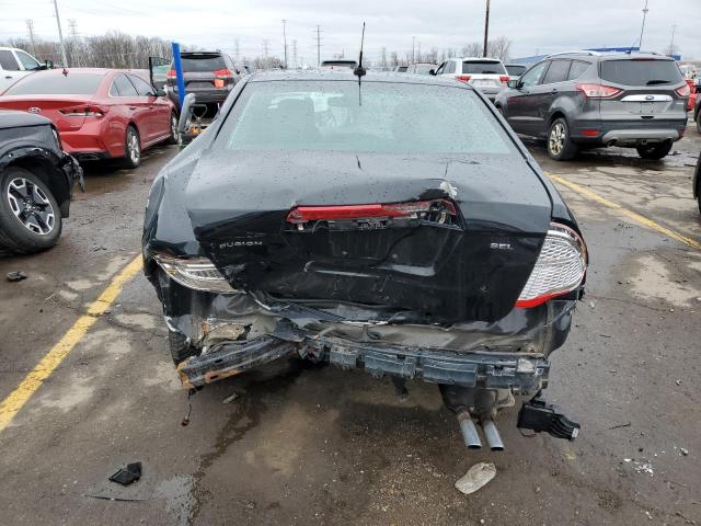 3FAHP0JA9CR149989 - 2012 FORD FUSION SEL BLACK photo 6