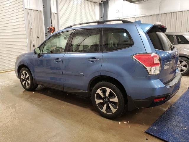 JF2SJAEC1HH435607 - 2017 SUBARU FORESTER 2.5I PREMIUM BLUE photo 2