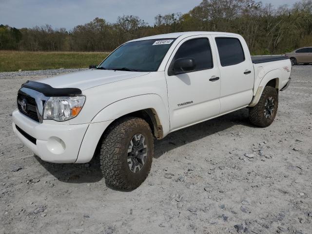 3TMLU4EN7BM073296 - 2011 TOYOTA TACOMA DOUBLE CAB WHITE photo 1