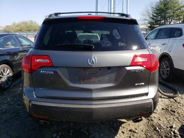 2HNYD28388H513659 - 2008 ACURA MDX TECHNOLOGY CHARCOAL photo 6