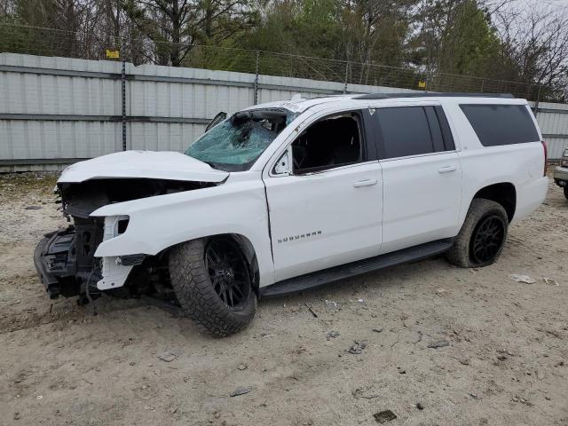 1GNSKHKC8JR223111 - 2018 CHEVROLET SUBURBAN K1500 LT WHITE photo 1