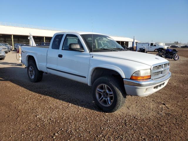 1D7HG42K84S744420 - 2004 DODGE DAKOTA SLT WHITE photo 4