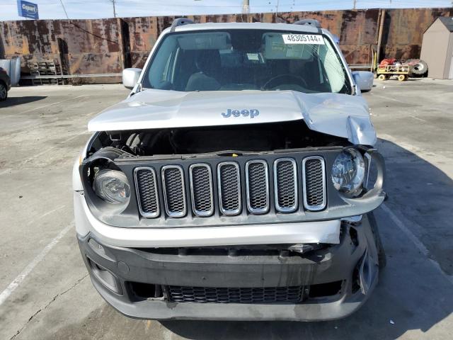 ZACCJABB3HPE82113 - 2017 JEEP RENEGADE LATITUDE SILVER photo 5