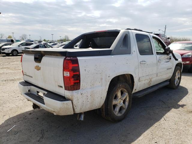 3GNTKFE39BG376263 - 2011 CHEVROLET AVALANCHE LT WHITE photo 3