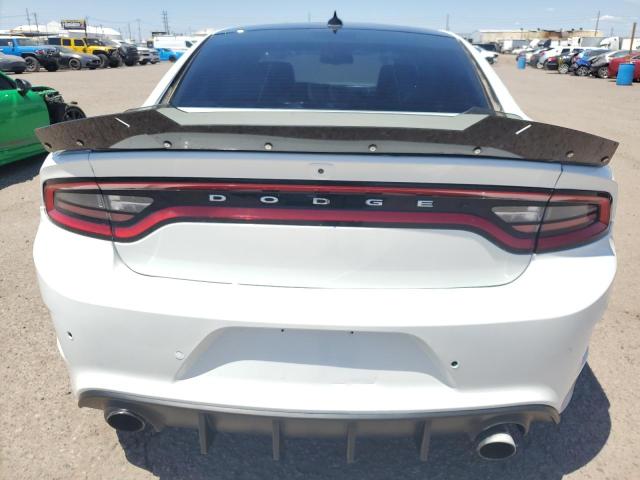 2C3CDXL99KH588021 - 2019 DODGE CHARGER SRT HELLCAT WHITE photo 6