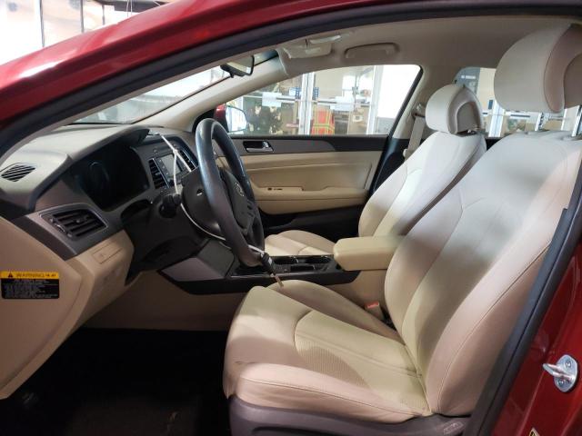 5NPE24AF2FH222917 - 2015 HYUNDAI SONATA SE RED photo 7